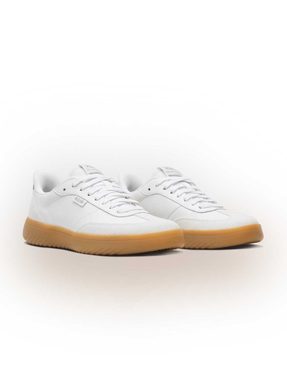 Kizik Women's Camden in White / Gum, Size 7.5